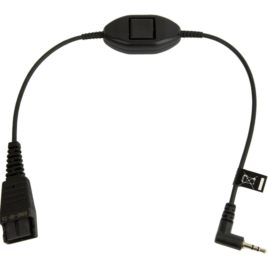 Jabra 8800-00-55 audio cable 11.8" (0.3 m) QD 2.5mm jack Black