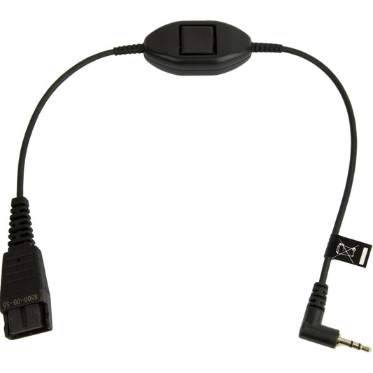 Jabra 8800-00-55 audio cable 11.8" (0.3 m) QD 2.5mm jack Black