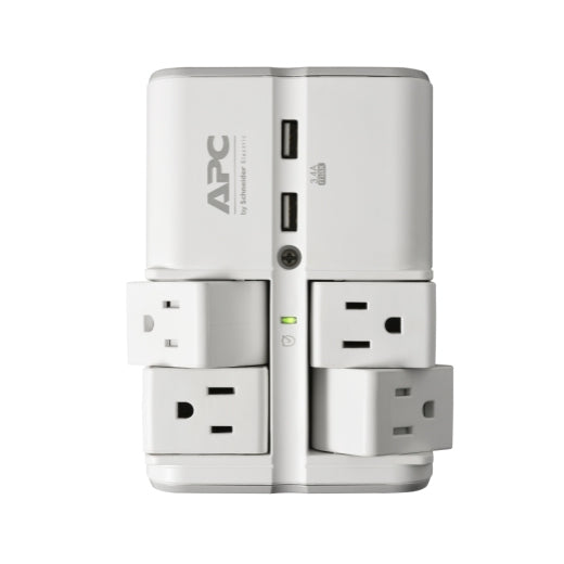 APC PE4WRU3 surge protector White 4 AC outlet(s) 120 V