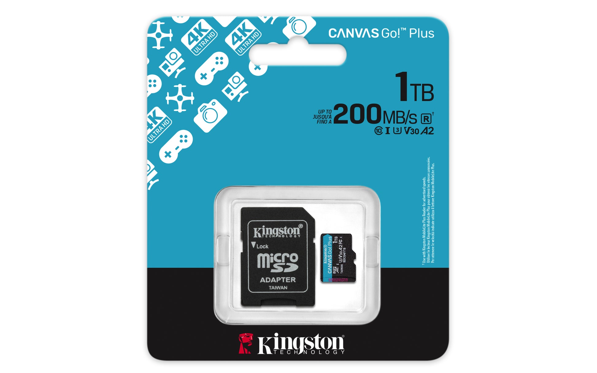 Kingston Technology Canvas Go! Plus 1 TB MicroSD UHS-I Class 10