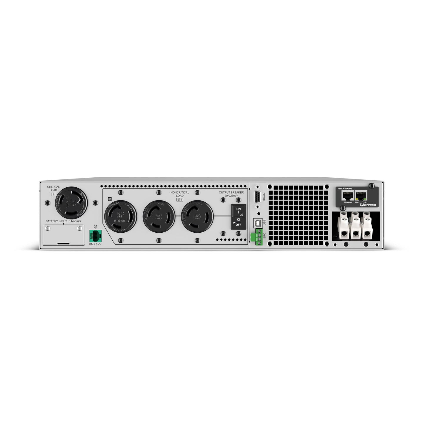 CyberPower OL5KRTHD uninterruptible power supply (UPS) Double-conversion (Online) 5 kVA 5000 W 4 AC outlet(s)