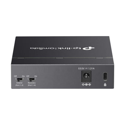 TP-Link Omada DS105GP network switch Unmanaged Gigabit Ethernet (10/100/1000) Power over Ethernet (PoE) Black
