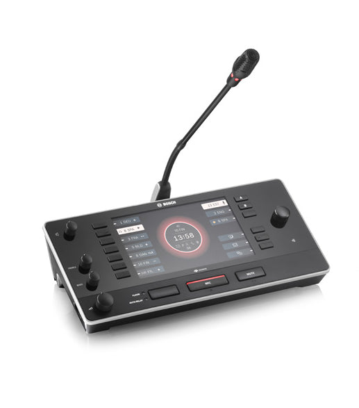Bosch DCNM-IDESKVID interpreter desk Black, Silver Built-in display TFT