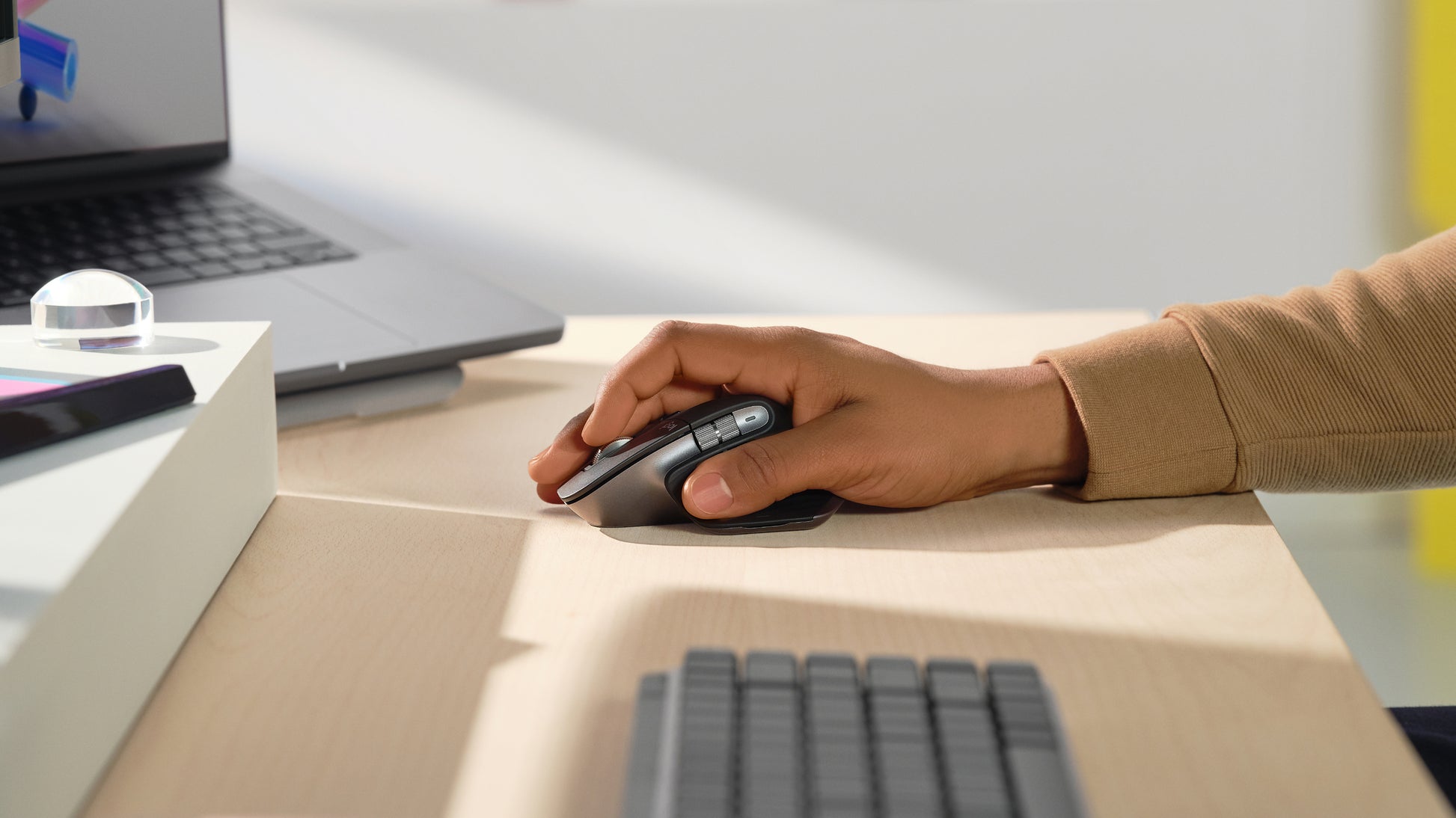 Logitech MX Master 3S mouse Office Right-hand Bluetooth Optical 8000 DPI