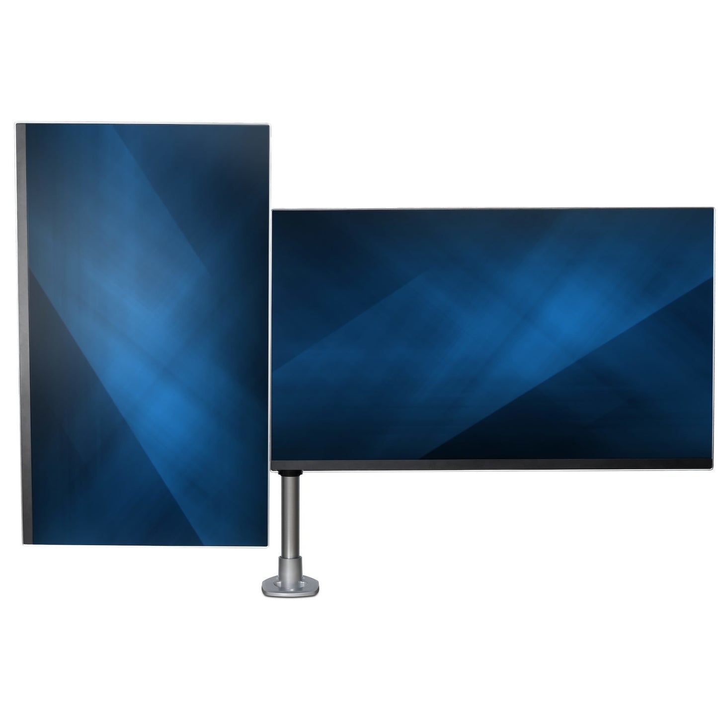 StarTech.com ARMDUALPS monitor mount / stand 27" Desk Silver