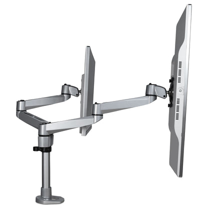 StarTech.com ARMDUALPS monitor mount / stand 27" Desk Silver