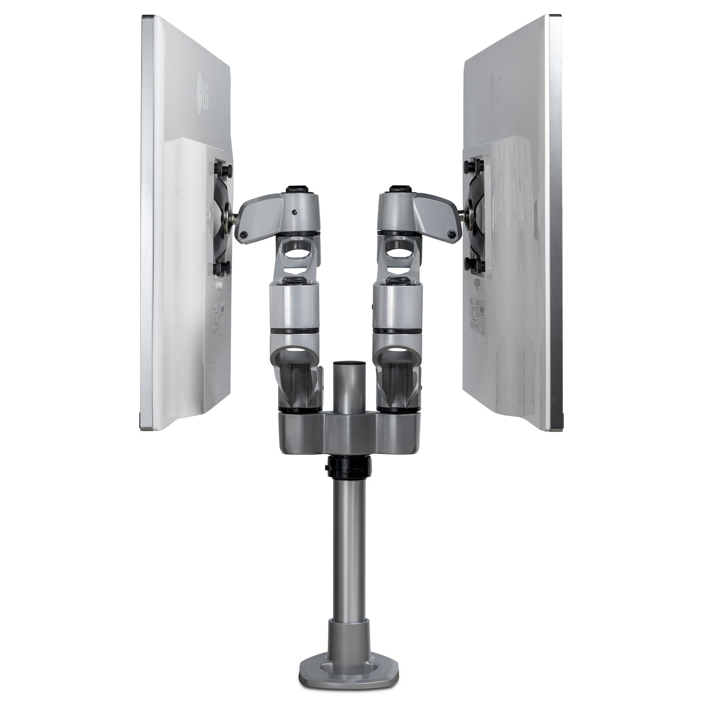 StarTech.com ARMDUALPS monitor mount / stand 27" Desk Silver