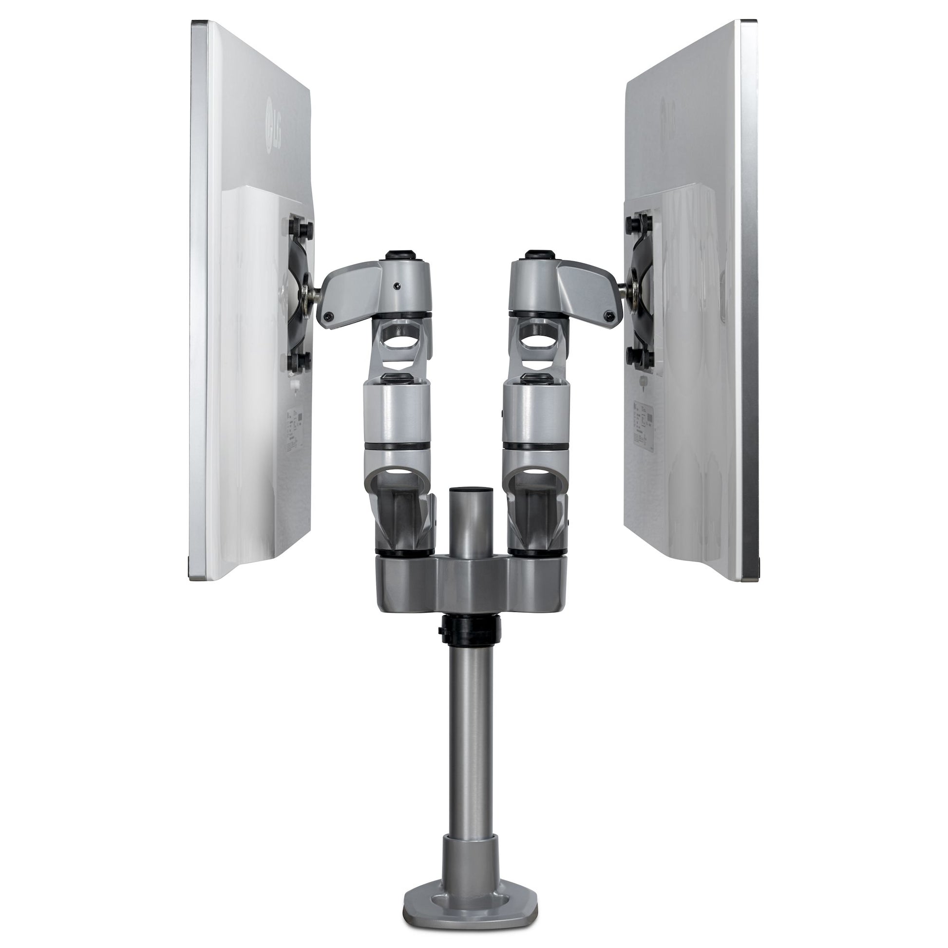 StarTech.com ARMDUALPS monitor mount / stand 27" Desk Silver