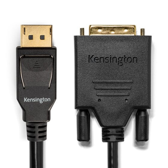 Kensington DisplayPort 1.1 (M) to DVI-D (M) Passive Unidirectional Cable, 6ft