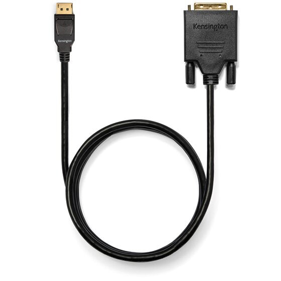 Kensington DisplayPort 1.1 (M) to DVI-D (M) Passive Unidirectional Cable, 6ft