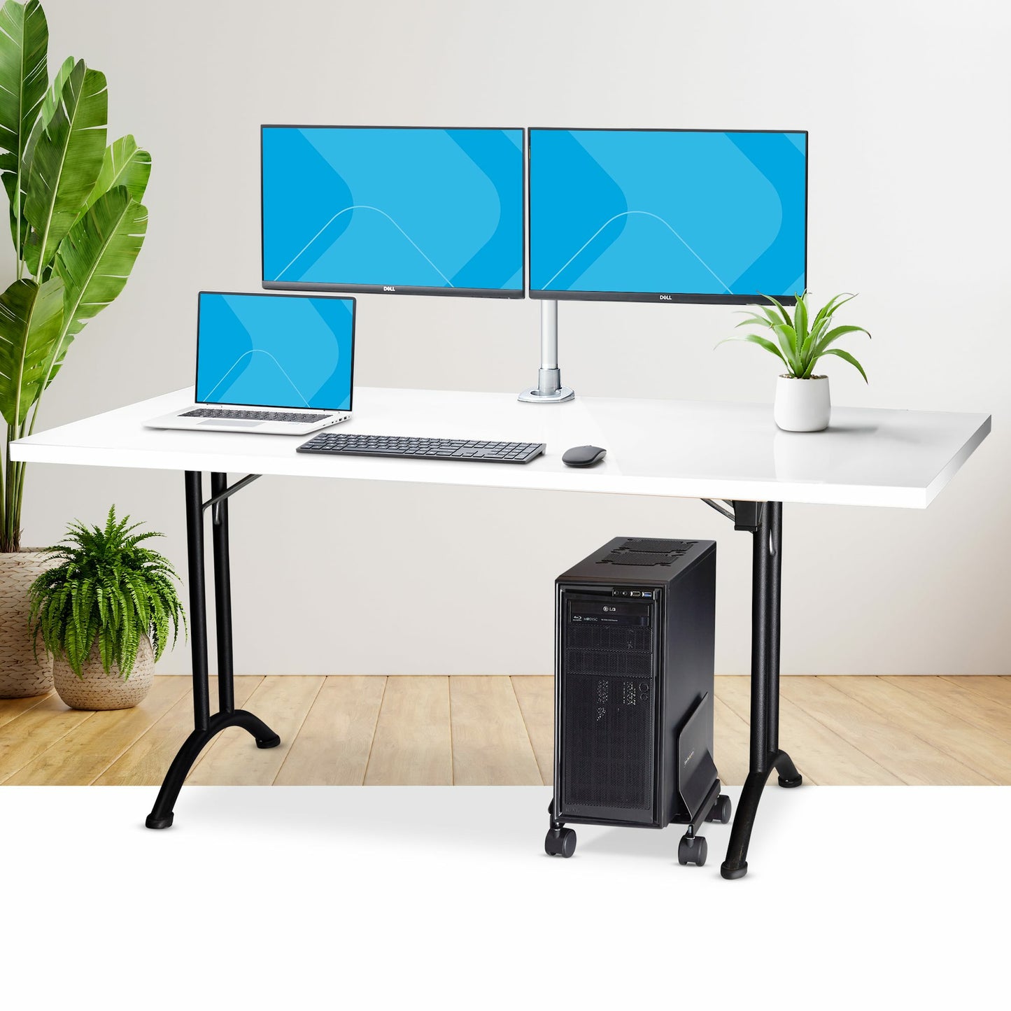 StarTech.com CPUMOBILESTND CPU holder Cart CPU holder Black