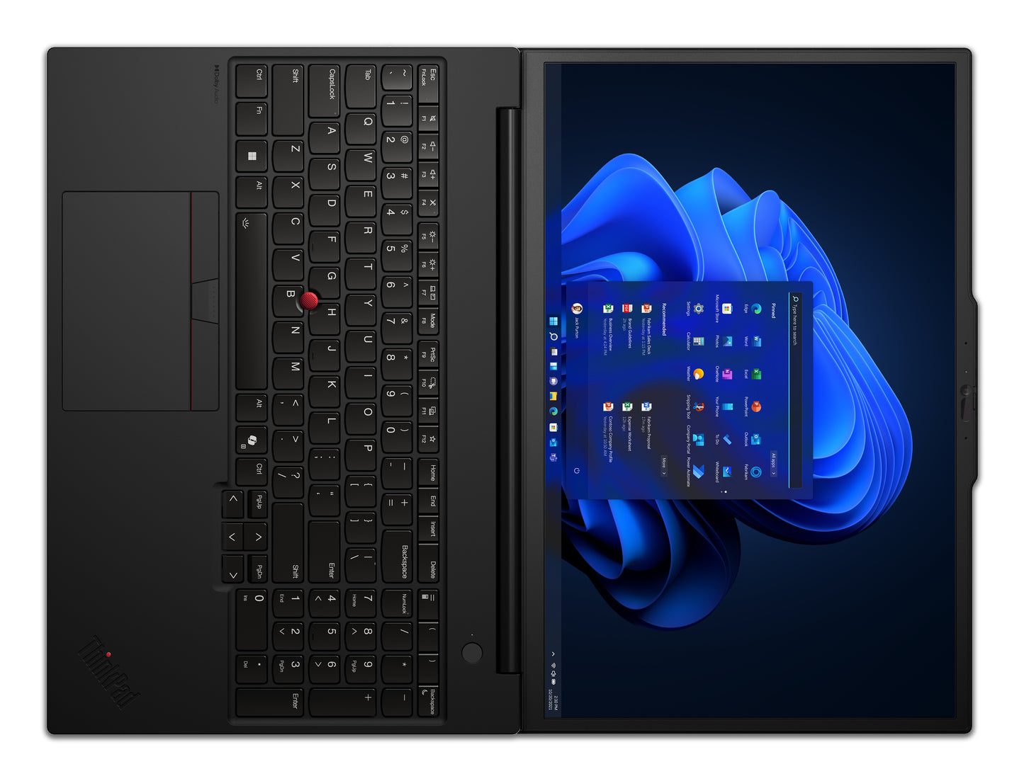 Lenovo ThinkPad P16s Gen 3 (Intel) Intel Core Ultra 7 165H Mobile workstation 16" WQUXGA 32 GB DDR5-SDRAM 512 GB SSD Wi-Fi 6E (802.11ax) Windows 11 Pro English Black
