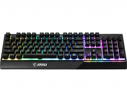 MSI VIGORGK30 keyboard Gaming USB QWERTY UK English Black
