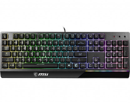 MSI VIGORGK30 keyboard Gaming USB QWERTY UK English Black