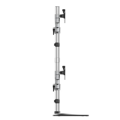 StarTech.com ARMQUADSS monitor mount / stand 32" Desk Black, Silver