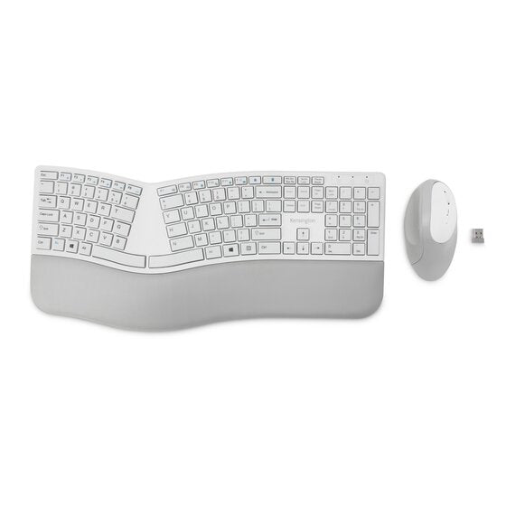 Kensington Pro Fit® Ergo Wireless Keyboard and Mouse—Gray