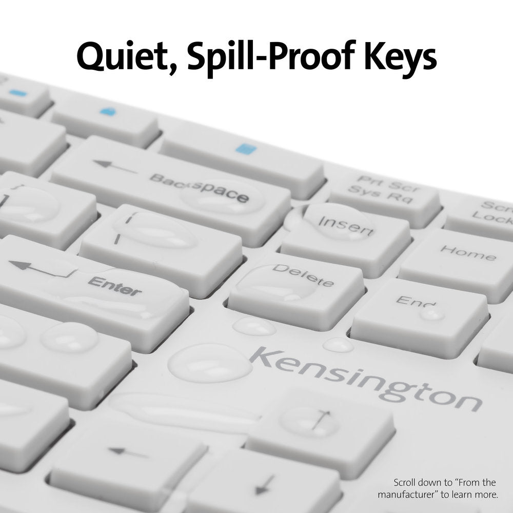 Kensington Pro Fit® Ergo Wireless Keyboard and Mouse—Gray
