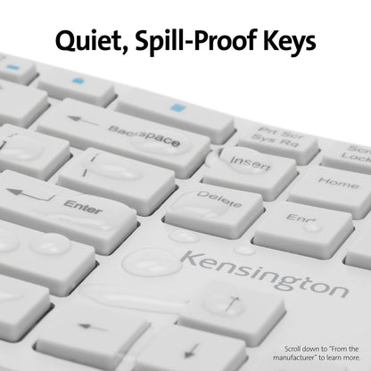 Kensington Pro Fit® Ergo Wireless Keyboard and Mouse—Gray
