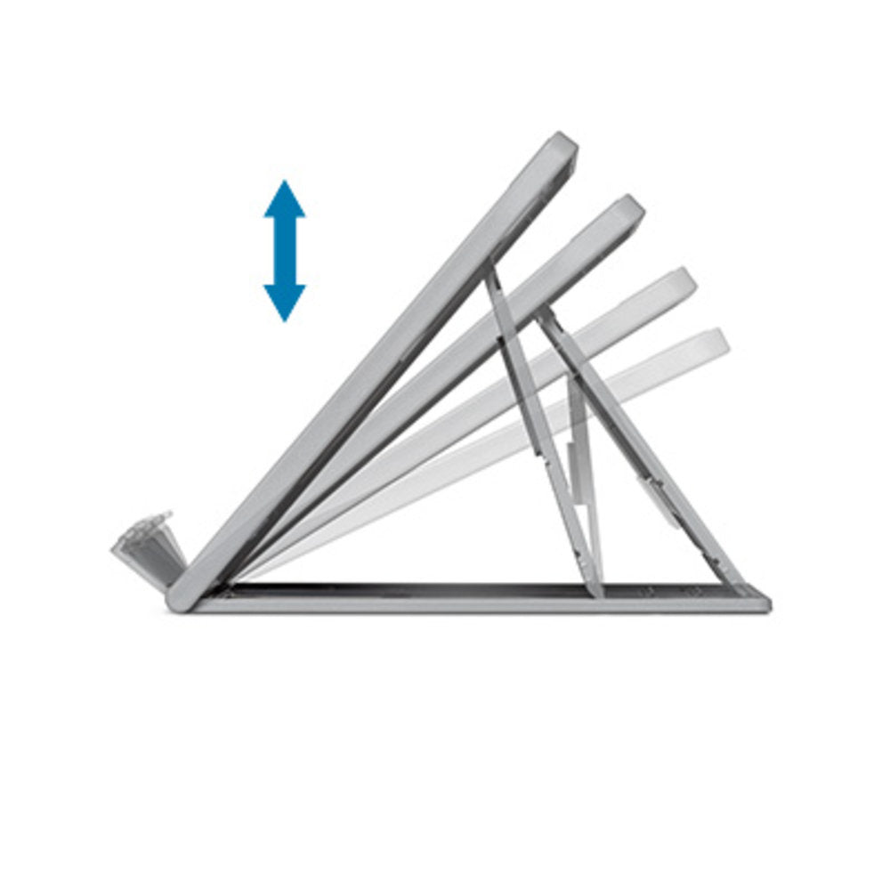 Kensington SmartFit® Easy Riser™ Go Adjustable Ergonomic Laptop Riser and Cooling Stand for up to 17" Laptops