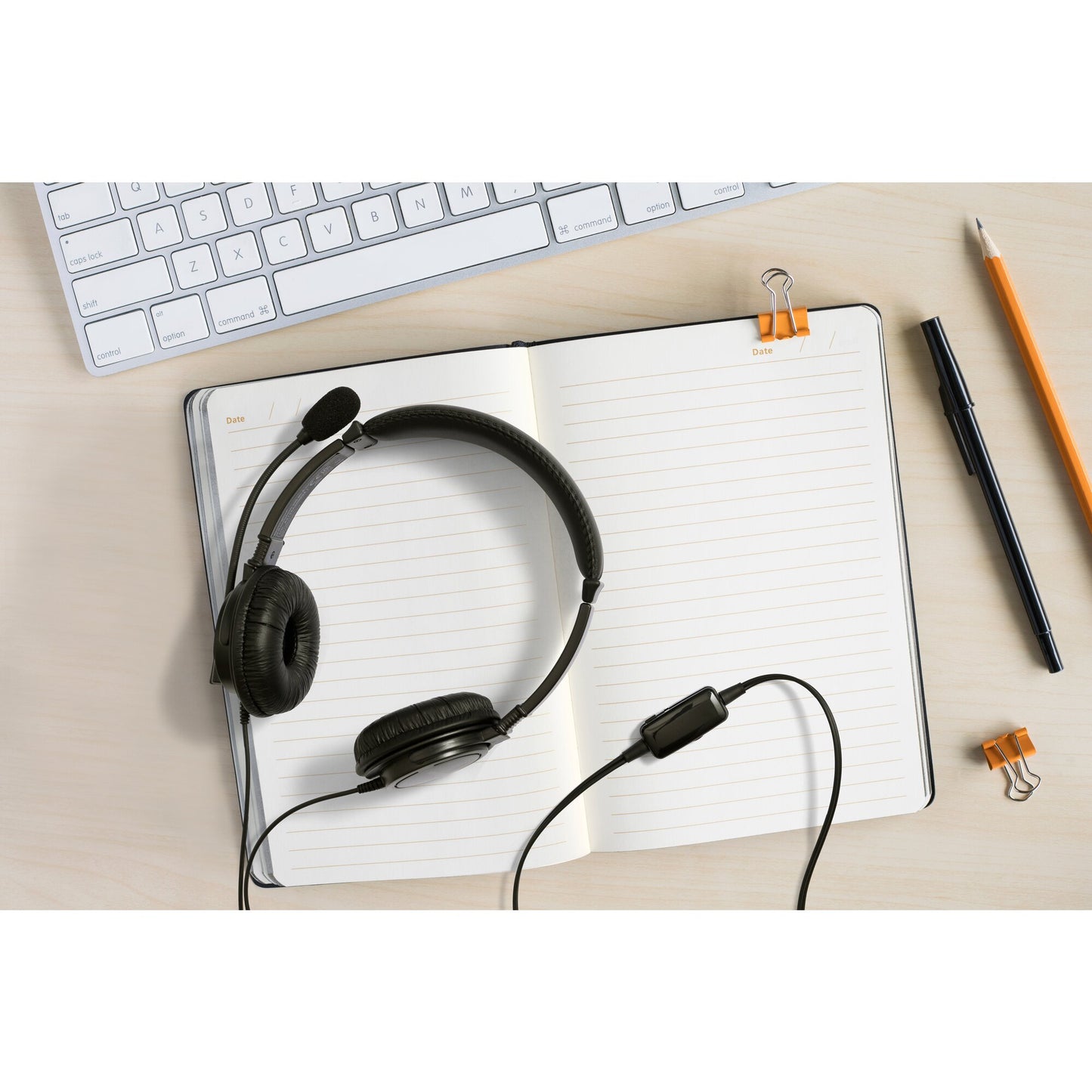 Kensington K33597WW headphones/headset Wired Head-band Black