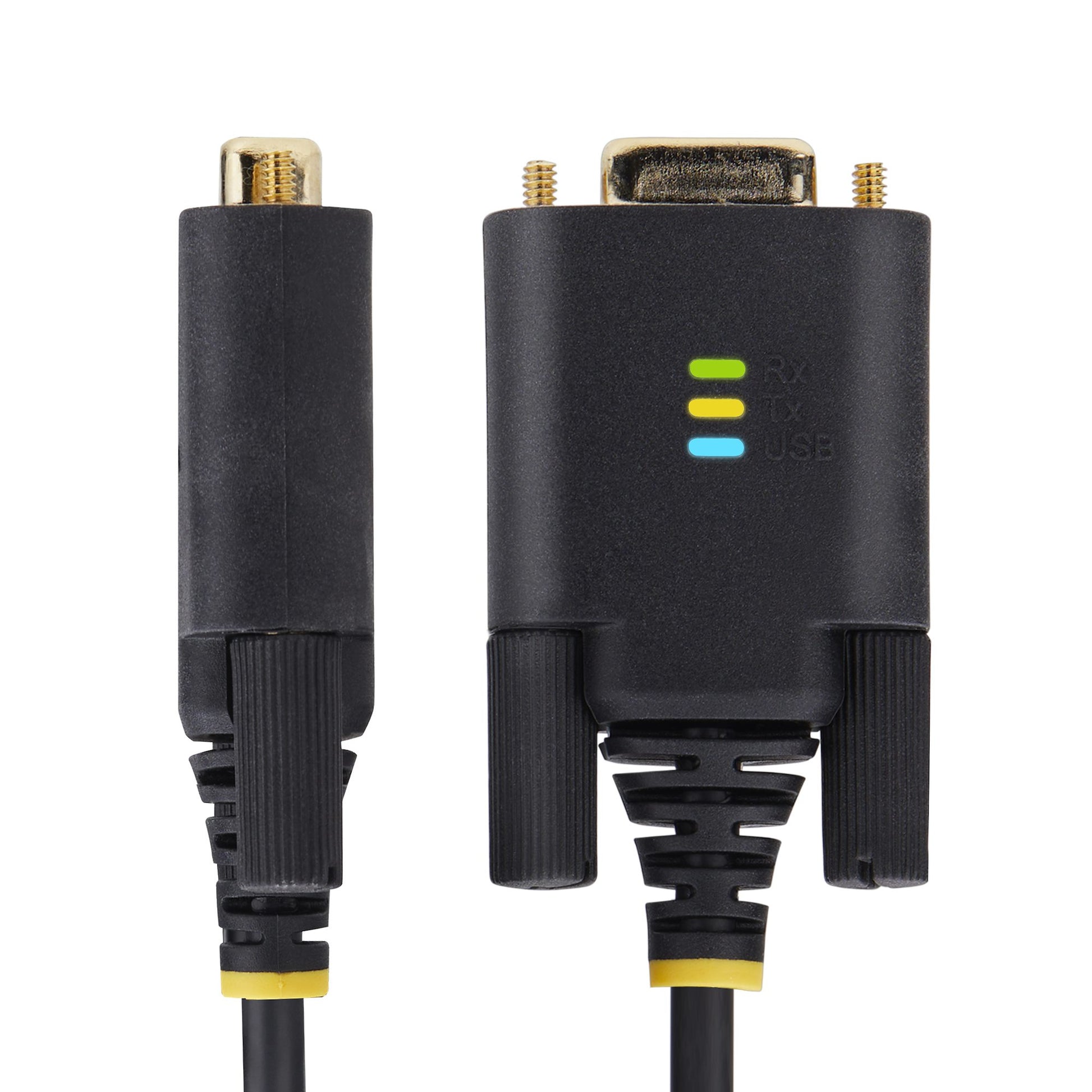 StarTech.com 1P3FFCNB-USB-SERIAL serial cable Black 39.4" (1 m) USB Type-A DB-9