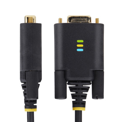 StarTech.com 1P3FFCNB-USB-SERIAL serial cable Black 39.4" (1 m) USB Type-A DB-9