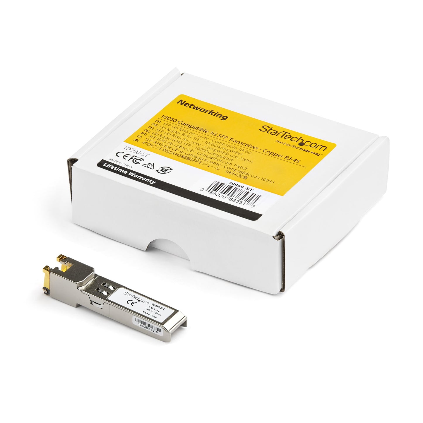 StarTech.com 10050-ST network transceiver module Copper 1250 Mbit/s SFP