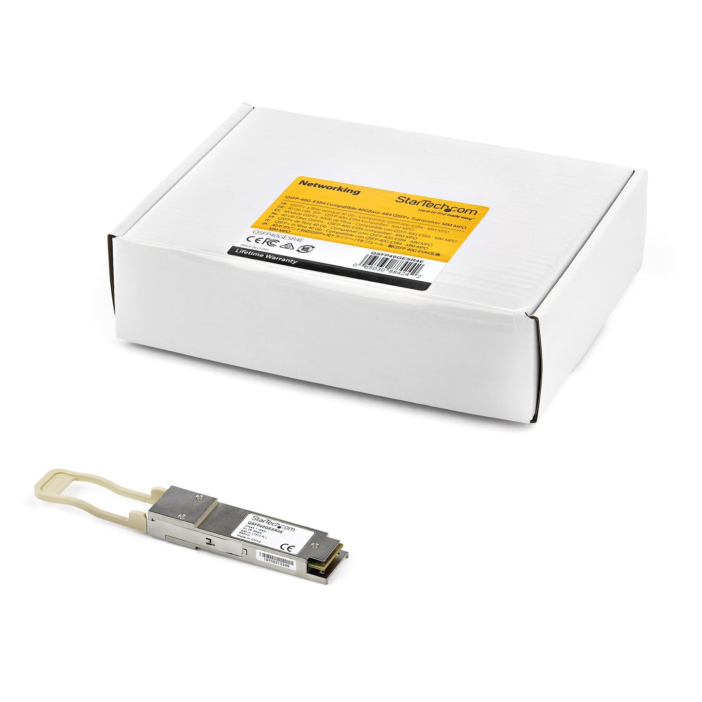 StarTech.com QSFP40GSR4ES network transceiver module Fiber optic 40000 Mbit/s QSFP+ 850 nm