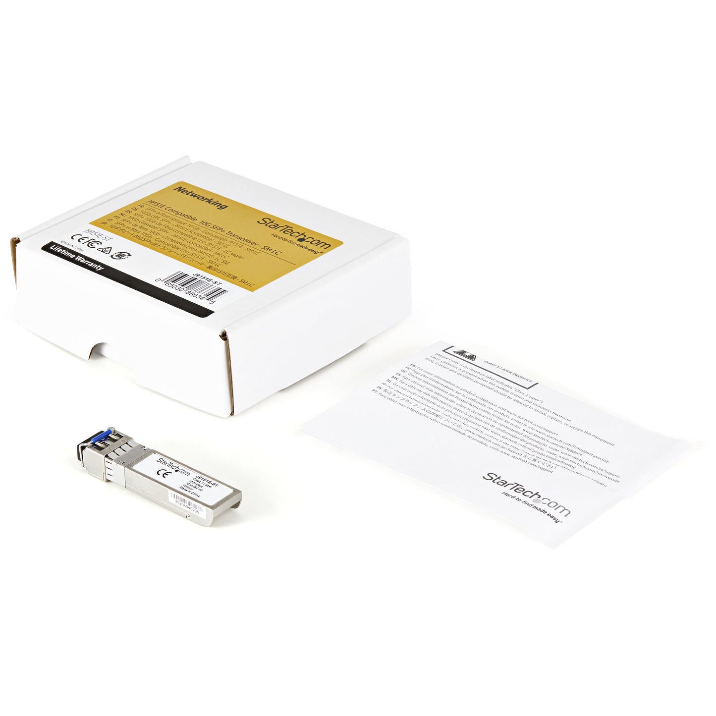 StarTech.com J9151E-ST network transceiver module Fiber optic 10000 Mbit/s SFP+ 1310 nm