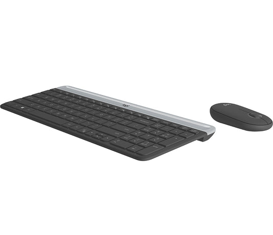 Logitech 920-009437 keyboard Mouse included Office RF Wireless English Graphite
