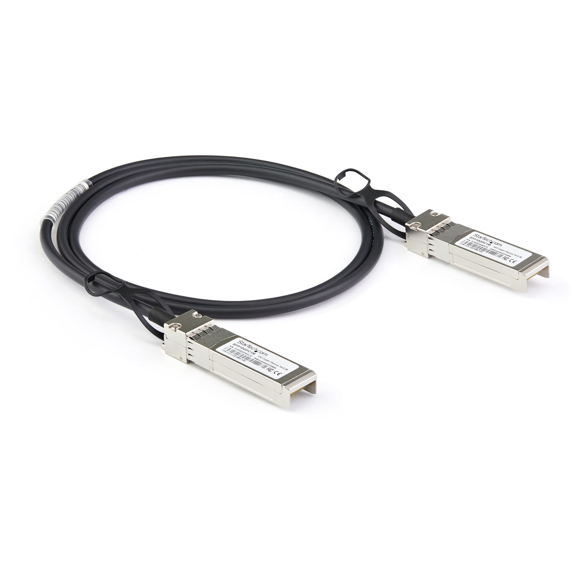 StarTech.com DACSFP10G1M InfiniBand/fibre optic cable 39.4" (1 m) SFP+ Black