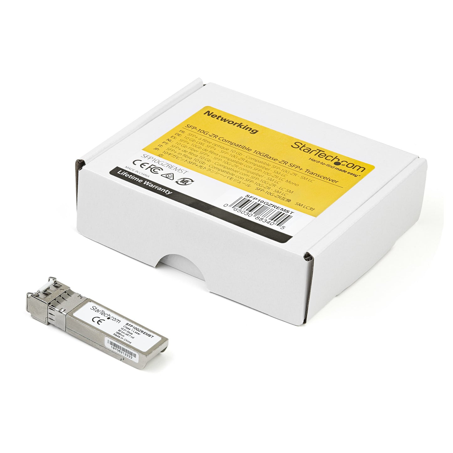 StarTech.com SFP10GZREMST network transceiver module Fiber optic 10000 Mbit/s SFP+ 1550 nm