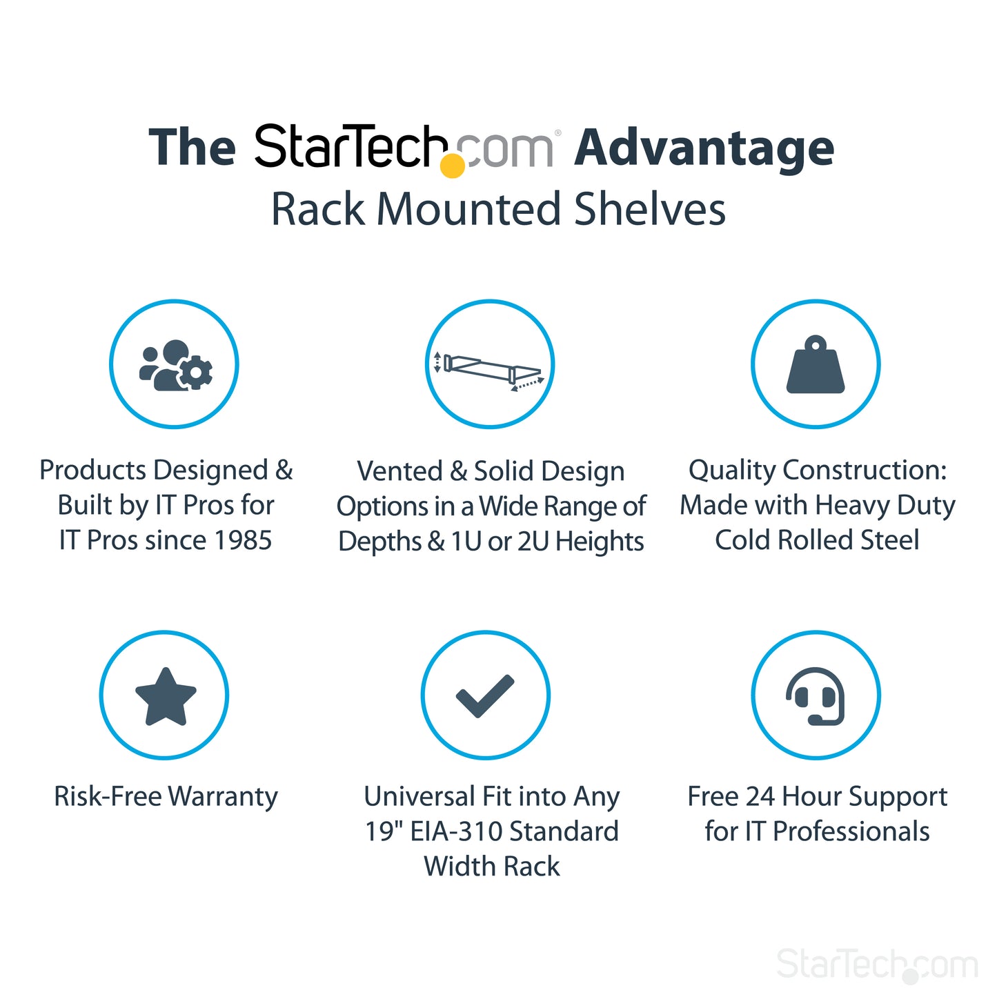 StarTech.com CABSHELF116 rack accessory Rack shelf
