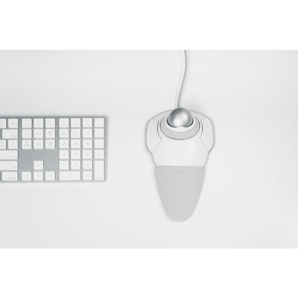 Kensington Orbit® Trackball with Scroll Ring — White