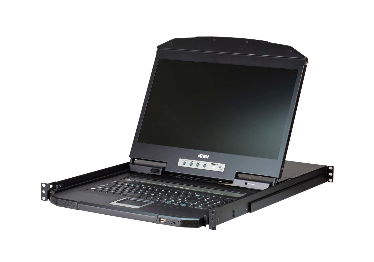 ATEN CL3116NX rack console 18.5" 1366 x 768 pixels Metal, Plastic Black 1U