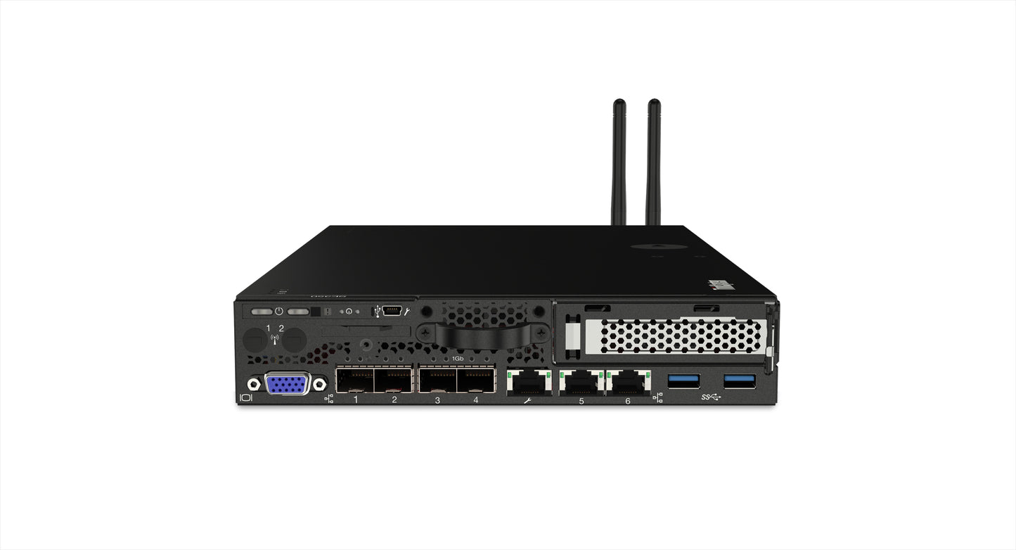 Lenovo ThinkSystem SE350 server Rack (1U) Intel® Xeon® D D-2123IT 2.2 GHz 16 GB DDR4-SDRAM
