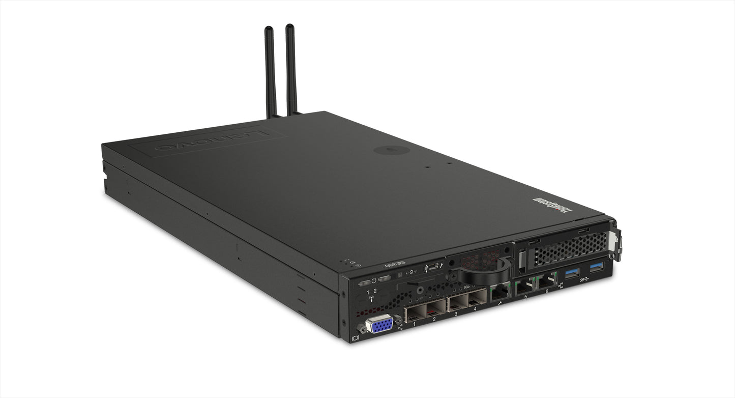 Lenovo ThinkSystem SE350 server Rack (1U) Intel® Xeon® D D-2123IT 2.2 GHz 16 GB DDR4-SDRAM