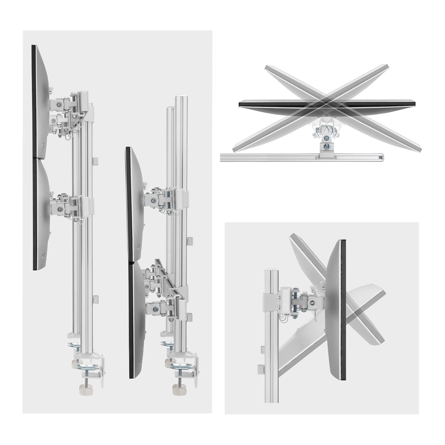 StarTech.com 6-MONITOR-ARM-A monitor mount / stand 32" Desk White