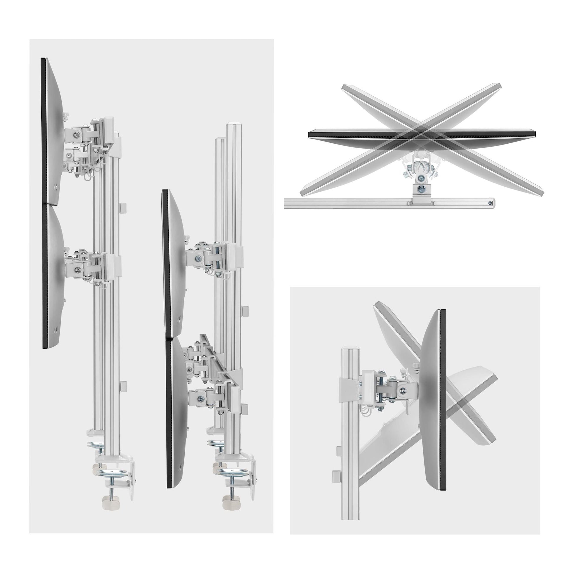 StarTech.com 6-MONITOR-ARM-A monitor mount / stand 32" Desk White