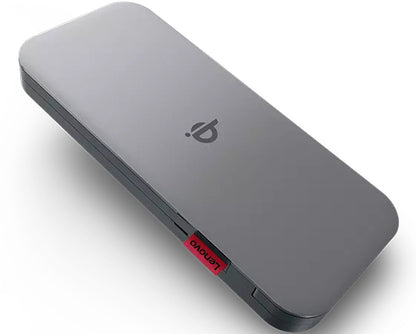 Lenovo GO Lithium Polymer (LiPo) 10000 mAh Wireless charging Gray