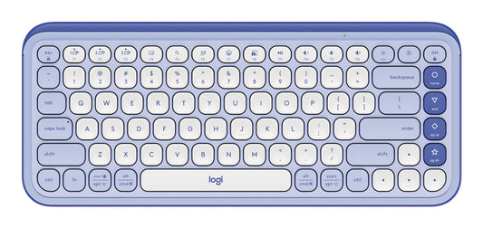 Logitech 920-013050 keyboard Universal Bluetooth QWERTY English Lilac, White