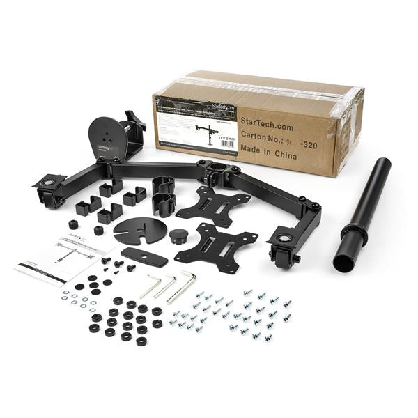 StarTech.com ARMDUAL2 monitor mount / stand 32" Desk Black