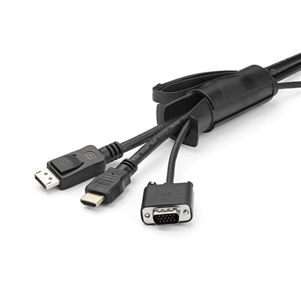 StarTech.com CMSCOILED2 cable organizer Cable sleeve Black 1 pc(s)