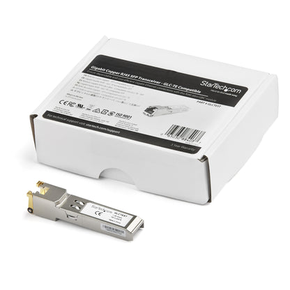 StarTech.com GLCTEST network transceiver module Copper 1250 Mbit/s SFP