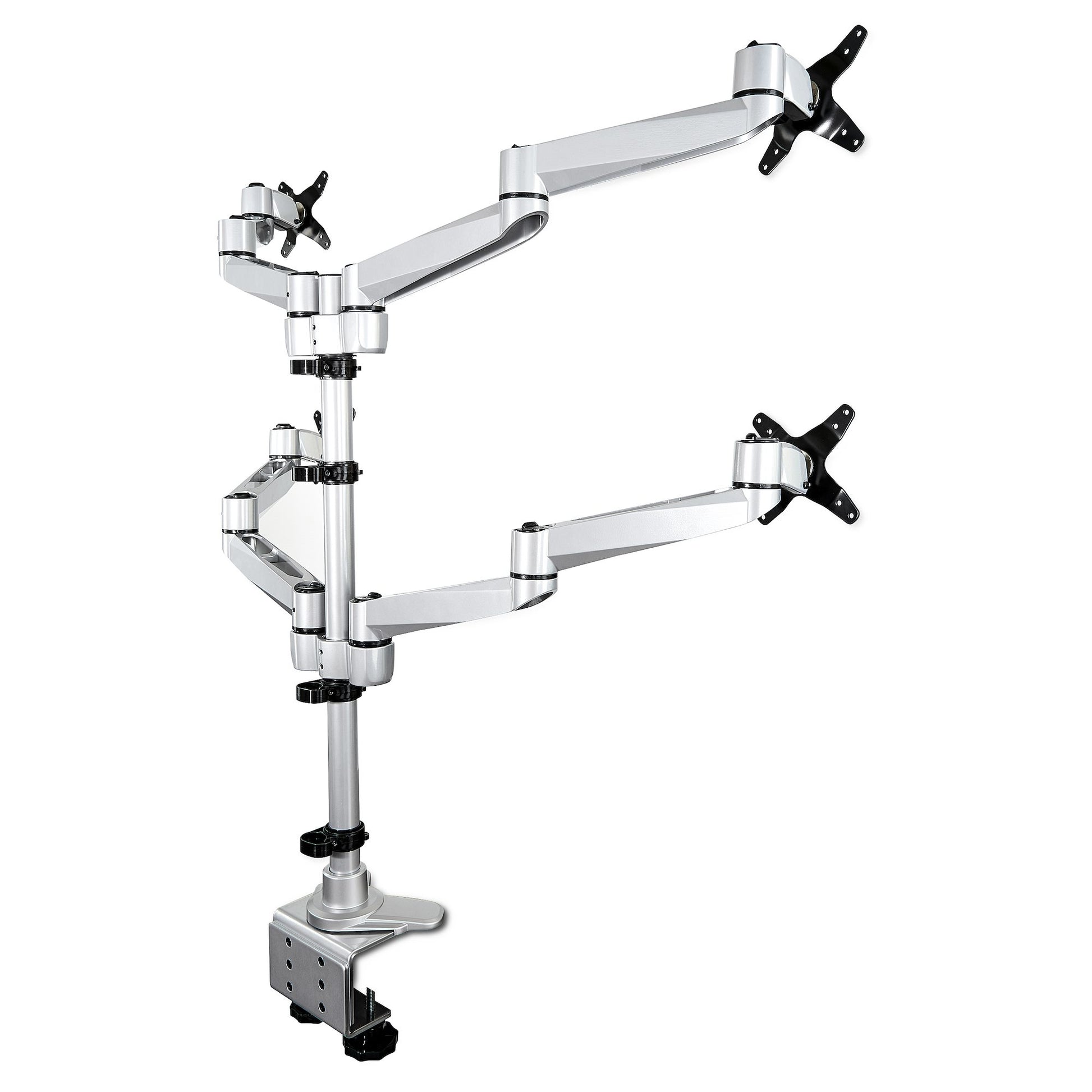 StarTech.com ARMQUADPS monitor mount / stand 27" Desk Silver