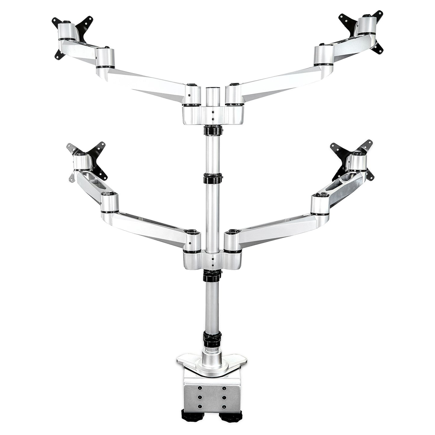 StarTech.com ARMQUADPS monitor mount / stand 27" Desk Silver