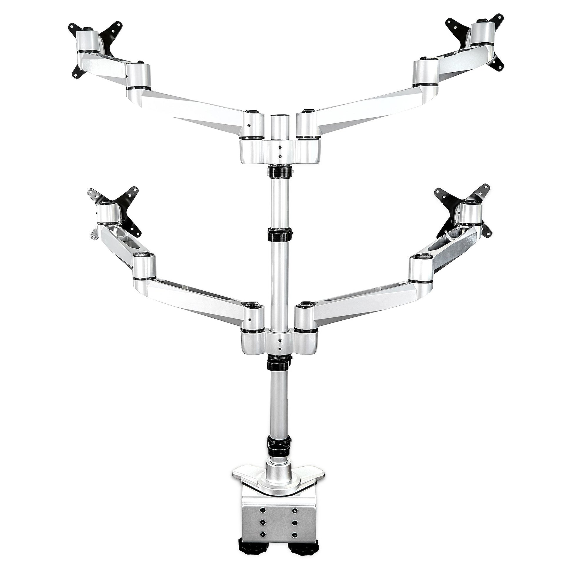 StarTech.com ARMQUADPS monitor mount / stand 27" Desk Silver