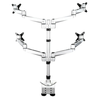 StarTech.com ARMQUADPS monitor mount / stand 27" Desk Silver