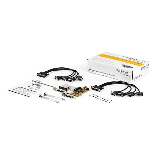 StarTech.com PEX8S1050LP interface cards/adapter Internal Serial