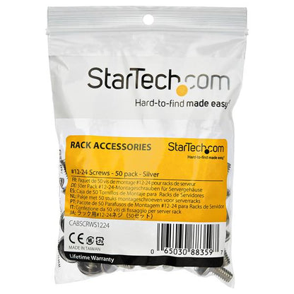 StarTech.com CABSCRWS1224 screw/bolt 0.65" (16.5 mm) 50 pc(s)
